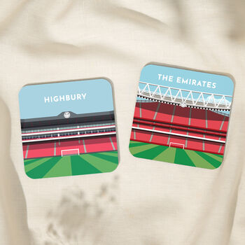 Personalised Coaster Gift Of Any Football Stadium, 3 of 8