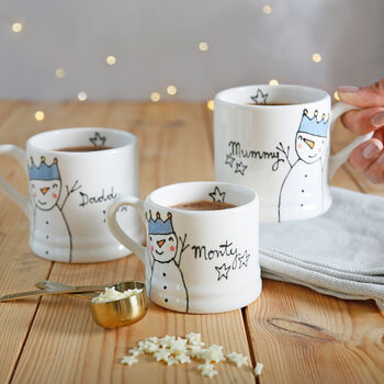 Personalised Family Christmas Mugs Set, 2 of 11