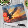 Golden Eagle Textured Glass Chopping Board, thumbnail 3 of 8