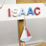 Personalised Name Sign Door Plaque With Boat, thumbnail 2 of 3