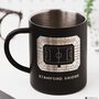 Chelsea Fc Football Stadium Personalised Engraved Steel Mug Gift, thumbnail 1 of 6