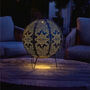 Deep Blue Solar Outdoor Globe Lantern, thumbnail 7 of 12