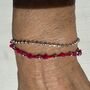 Ball Bracelet With Thread Bracelet In Choice Of Colours, thumbnail 3 of 7