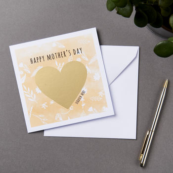 Personalised Mother's Day Heart Scratch Card, 3 of 6