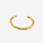 Kin Molten Gold Structured Bangle, thumbnail 3 of 6