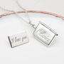 Personalised Silver Or Gold Secret Letter Necklace, thumbnail 2 of 8