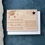 Personalised Graduation Wooden Post Card, thumbnail 3 of 5