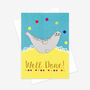 'Well Done' Seal Greetings Card, thumbnail 2 of 3