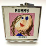 Personalised Child's Portrait Of Mummy Compact Mirror, thumbnail 2 of 4