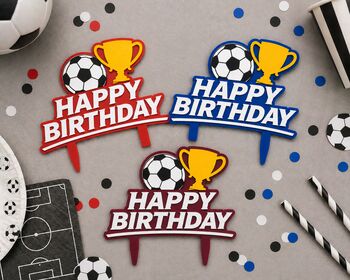 Football Club Themed Cake Topper, 6 of 6