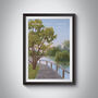 Wandsworth Common London Travel Poster Art Print, thumbnail 1 of 8