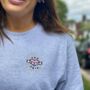 You Got This Embroidered Grey Sweatshirt, thumbnail 2 of 2