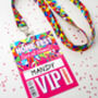 Homefest Festival At Home Themed Party Vip Lanyards, thumbnail 1 of 9