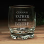 Personalised Father Of The Bride Glass, thumbnail 2 of 2