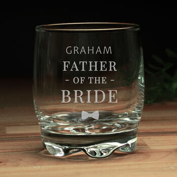 Personalised Father Of The Bride Glass, 2 of 2