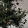 Antique Brass Christmas Star Garland, thumbnail 1 of 4