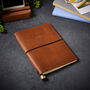 Personalised Leather Travel Journal, thumbnail 1 of 11