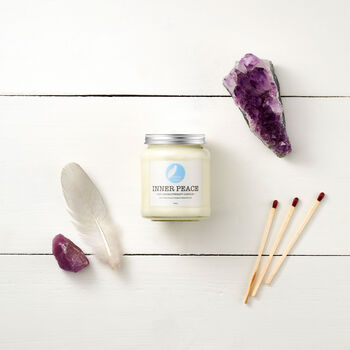 Inner Peace Vegan Soy Aromatherapy Candle, 4 of 8