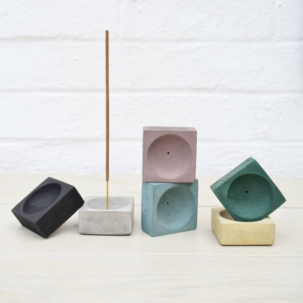 Sustainable Concrete Incense Holder, 1 of 10