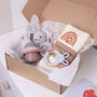 Cream And Grey Baby Gift Set ~ Option To Personalise, thumbnail 1 of 4