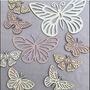Three Double Layered Wooden Butterflies Wall Deco, thumbnail 3 of 5
