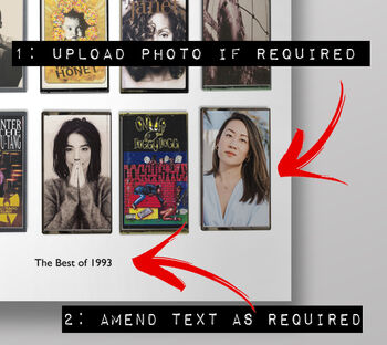 Born In 1993, 33rd Birthday Personalised Gift, 3 of 8