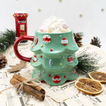 Christmas Tree Snack Mug With Gift Box, 8 of 8