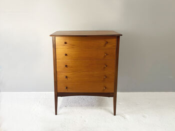 Mid Century Alfred Cox Style 1960’s Chest Of Drawers, 5 of 11