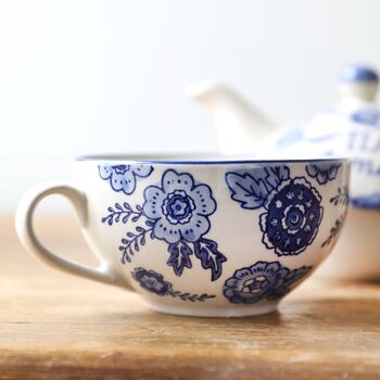 Blue Willow Tea For One Teapot And Cup, 6 of 9