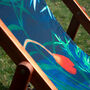 Secret Garden Floral Green Summer Gift Deck Chair, thumbnail 6 of 10