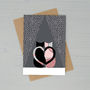 Personalised Cats In Love Greeting Card, thumbnail 3 of 3