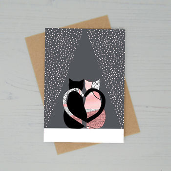 Personalised Cats In Love Greeting Card, 3 of 3