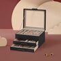 Three Layer Jewellery Organiser Box Case With Drawers, thumbnail 4 of 12
