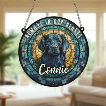 Flat Coated Retriever Memorial Suncatcher, 6 of 6