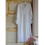 Ladies Long Sleeve Nightdress With Pintucking 'Anna', thumbnail 3 of 4