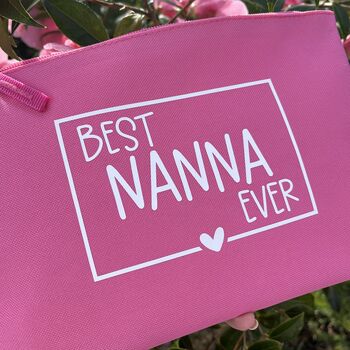 Nanny/Nanna Personalised Storage Make Up Bag, 5 of 8