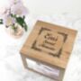 Personalised Large Oak Memory Box, thumbnail 7 of 8