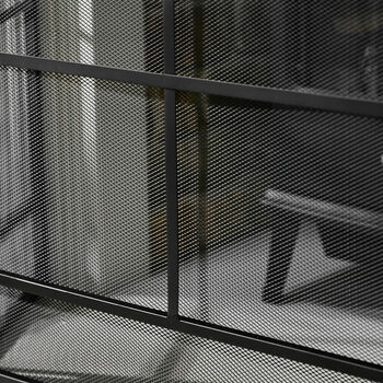 Vintage Style Black Fireplace Accessories Set, 7 of 7
