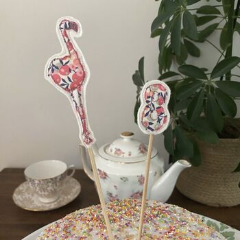 Number Liberty Print Cake Topper, 2 of 7