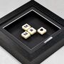 Mr And Mr Scrabble Gift Frame Wedding Gift, thumbnail 2 of 6