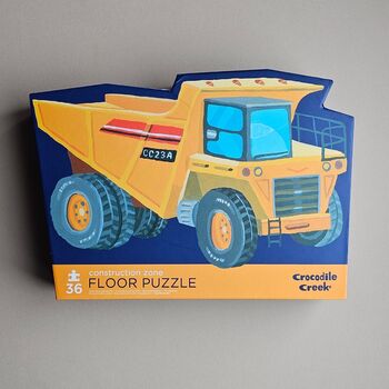 36pc Floor Jigsaw Puzzle Construction Zone, 5 of 6