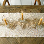 Star Glass Candleholder With Gold Rim, thumbnail 2 of 2
