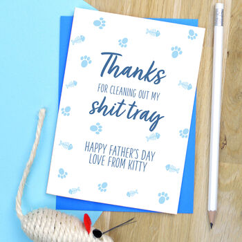 From The Cat Father's Day Card Personalised, 2 of 3