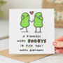 'If Fiancées Were Bogeys' Birthday Card, thumbnail 1 of 2