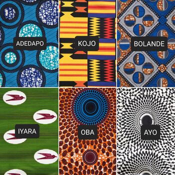 African Wax Print Cushion Cover, 7 of 8