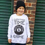 Mistletoe And Grime Boys' Christmas Jumper, thumbnail 1 of 4