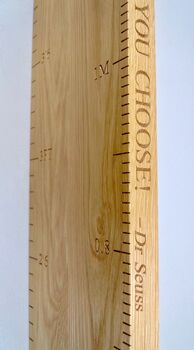 Personalised Wooden Height Chart, 3 of 5