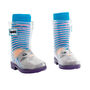 Squelch Transparent Wellies And Three Sock Set Mouse, thumbnail 5 of 7