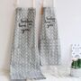 Cute Grey Quote Unisex Apron For Kids, thumbnail 1 of 4