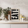 Eat! Bold Kitchen Dining Room Wall Art Print, thumbnail 5 of 6